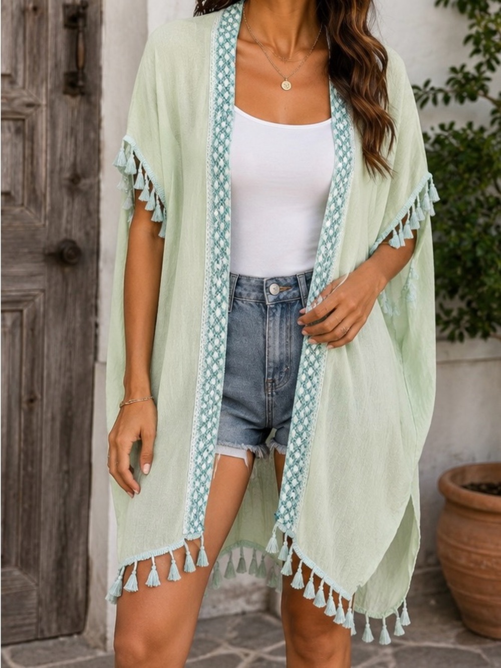 Anthropologie  Do everything in love Kimono